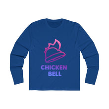 Load image into Gallery viewer, Neon Chicken Bell Men's Long Sleeve Crew Tee