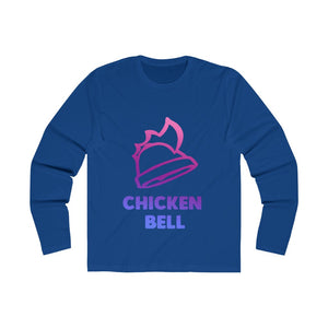 Neon Chicken Bell Men's Long Sleeve Crew Tee