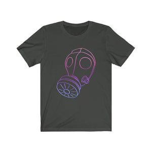 Neon Gas Mask Short Sleeve Tee