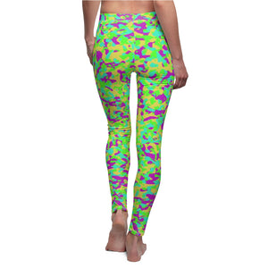 80’s Camouflage Pattern Women's Leggings