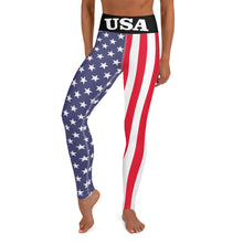 Load image into Gallery viewer, USA Yoga Leggings
